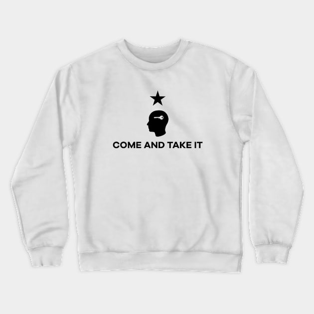 Come and Take It (seed word) light Crewneck Sweatshirt by Satoshi Symbol